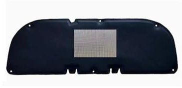 HCPAVEXT Für Toyota RAV4 XA50 2019-2024 Motorhauben-Isolierpad, Schalldichtes Wärme-Baumwollfutter, Wärmematte, Schalldämmmatte (Schwarz, Style 2, Front)