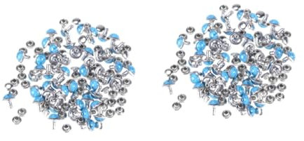 DIYEAH 100stücke Rivets Zubehör Für Kleidung Und Taschen Handgemachte Deko-accessoires Für Schmuck Gürtel Jacken Schuhe Rucksäcke Hochwertige Bastel-nieten Strapazierfähig Und