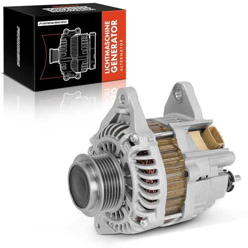 Frankberg Lichtmaschine mit Freilaufriemenscheibe 4-Polig Diesel Kompatibel mit Fullback Pick-up 502 503 2.4L 2016-2024 L200/Triton KJ KK KL 2.4L 2014-2024 Replace# A5TL0781