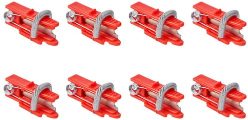 SEIWEI Lot de 8 coupe-pouce de jardin, coupe de plantes avec lame tranchante pour la cueillette de légumes, fruits, lame de pouce antidérapante pour couper et couper les plantes