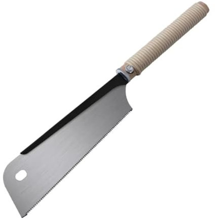 Suoumwa Japanische Zugsäge SK5, Einzelschneiden mit 6-10/17 Zähnen Pro, Säge für Holzarbeiten, Langlebige Schnittzähne, Klemmrücken für Säge