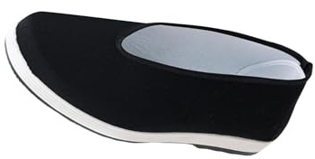 rongweiwang Traditionell kampsportsdräkt Slip-on skor Snygga och bekväma för träning och olika aktiviteter Traditionella gamla Pekingskor Gummisula Canvas, Svart, trettiosju