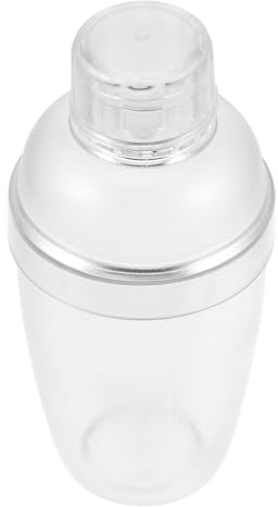 SOLUSTRE Shaker e Misurazione Precisa 350 Ml in Plastica per Cocktail con Scala Graduata Integrata per Cucina e Bar