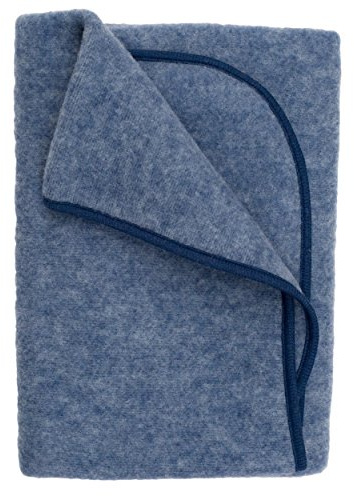 Cosilana, Kinder/Baby Decke Fleece, 80x100 cm, 60% Wolle (kbT), 40% Baumwolle (KBA)