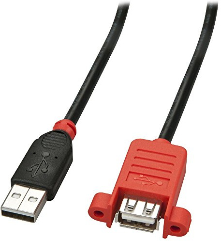 LINDY 5 m USB 2.0 Panel Mount Active Extension Cable