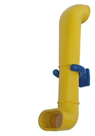 WICKEY Kinder-Periskop Teleskop 42 x 10 x 17cm mit eingebauten Spiegeln, gelb-blau