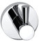 Bristan RD C Round Hook Brass, Chrome