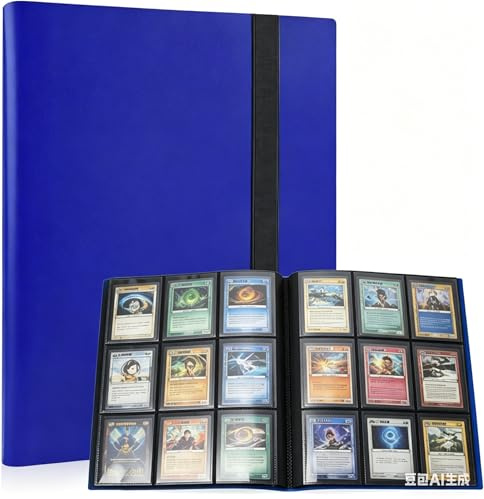 Classeur pour Carte, Porte Carte 360 Cartes, Livre Album, Album classeur pour Cartes à Collectionner