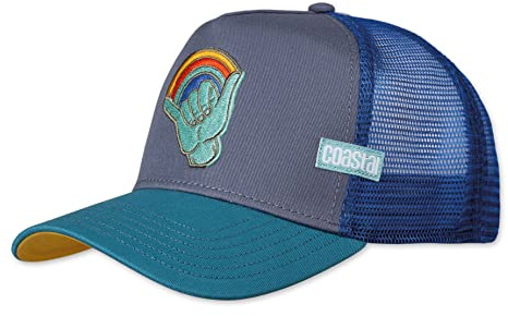 Coastal - LGBTQ Shakka (Grey/Petrol) - Trucker Cap Meshcap Kappe Mütze Cappy Caps