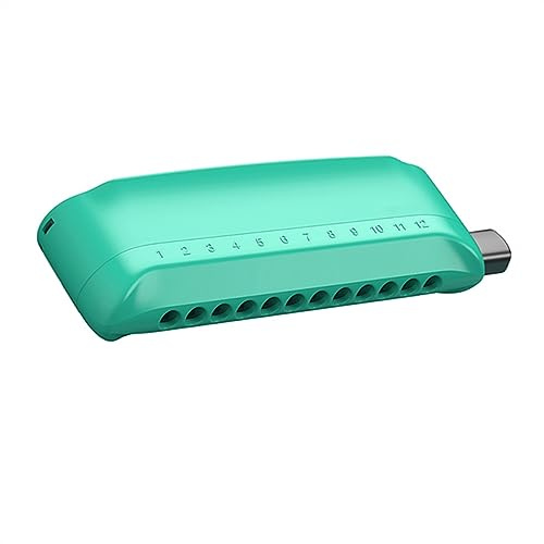 Harmonicas for Students Chromatic Harmonica 12 Holes Harp ABS Comb Cover Plate Brass Reeds Harmonica Instruments (Color : 03)