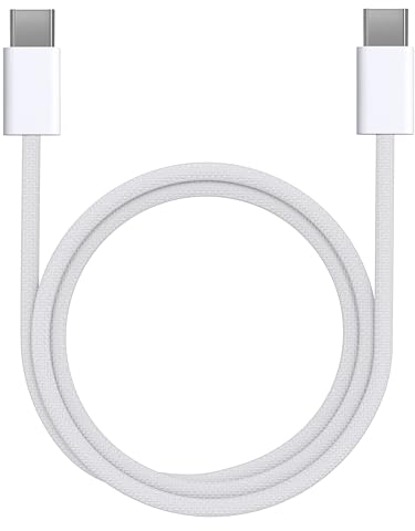 PHONILLICO Cavo USB-C USB-C per iPhone 16/16 PLUS/16 PRO/16 PRO MAX/15/15 PLUS/15 PRO/15 PRO MAX - Cavo in nylon intrecciato 1 metro