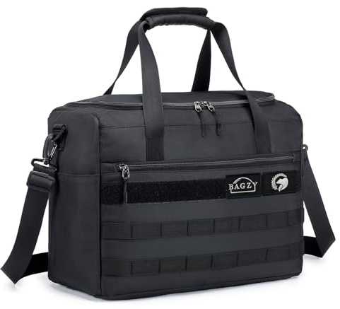 BAGZY Bolso de Viaje Wizzair 40x30x20, Táctica Bolsa Deportiva Mano Maleta de Viaje Weekend Cabina de Equipaje Bolso Holdall Bolsa Fines de Semana Equipaje 25L, Negro