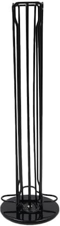 Sarini Porte-Capsules de café Noir, Compatible avec Nespresso Classic, 40 pièces, Design Rotatif, Porte-dosette de café en Acier Inoxydable