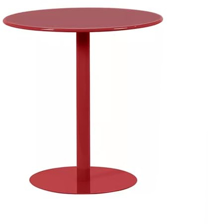 Runder Stehtisch mit 40/48/60/70cm Platte Cocktailbar, Kneipe, Esszimmer, Bistro, Kneipentisch, roter Kaffee-/Getränketisch Thekentisch Küchenschreibtisch, hoher Tisch Platte Wohnzimmer Beistelltische