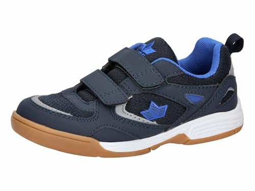 Lico Chaussures de Sport en Salle Siro V Unisexes pour Enfant, Bleu Marine, 26 EU