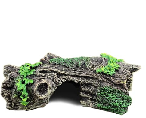 Reptile Hide Tree Trunk Trunk Decorations Fish Tank Driftwood Aquarium Hideout Cave Aquarium Fish Tank Resin Wood Decorations Ornament