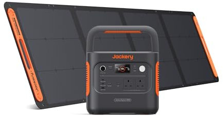Jackery Solar Generator 2000 v2 with 200W Solar Panels, 2042Wh/2200W LiFePo4 Portable Power Station, USB-C PD 100W Fast Charging for Road Trips/RVing/Outdoor Camping/Daily Energy Storage