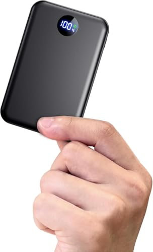 Power Bank, 22.5W Mini PowerBank 15000mAh(USB-C Input & Output), PD 3.0 QC 3.0 Externe Handyakkus mit LED Display, Kompatibel mit iPhone 16 15 14 13 12 Pro Max und mehr