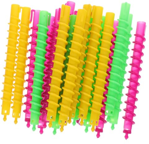 Vaguelly 100stücke Dauerwellenstäbe Aus Abs-material Für Spirallocken Praktisch Für Hause Und Salon Geeignet Für Langes Und Kurzes Haar