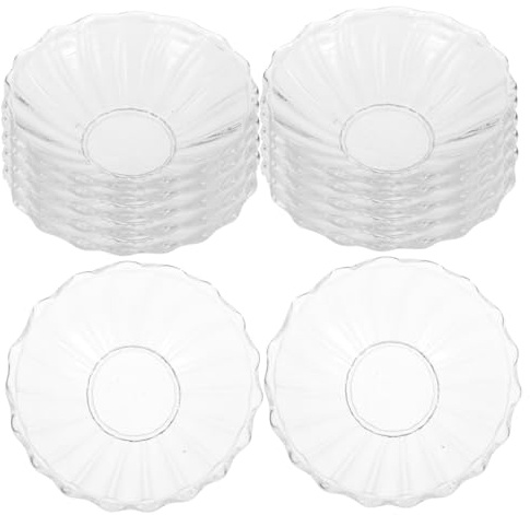 Luxshiny 12pièces Coupelle à Cire De Bougie Protège-Table pour Bougeoirs Empêche Les Coulées De Cire Accessoire Décoratif pour Salons Restaurants Et Événements