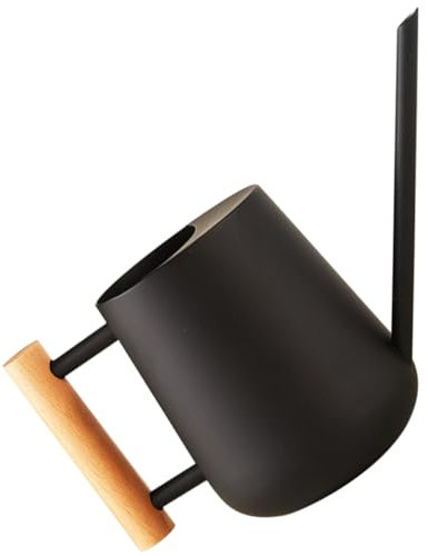 Toyvian arrosoir en INOX arrosoir géant arrosoir Long Bec pichet de Plantes Aquatiques Plantes d'intérieur arrosoir extérieur L'arrosage des Plantes Peut Le Fer Black