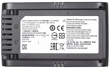 Kehrmaschinen-Akku, Kompatibel Mit Samsung, Vs9000, Jet90, Jet75, Akku for Kabellosen Handstaubsauger(3500mAh)