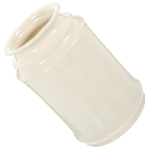 TEHAUX Pot à Ustensiles Cuisine en Céramique Blanc Cuisine