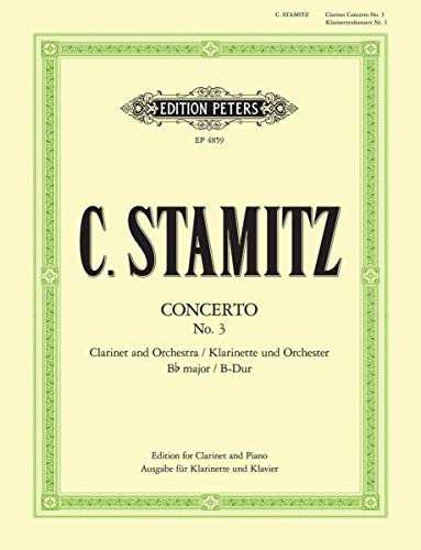 Konzert 3 B-Dur - Klar Orch. Klarinette, Klavier