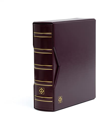 Leuchtturm 319991 Scrapbook per 200 FDC First-Day-Cover o Lettere in C6, incl. Custodia - Rosso