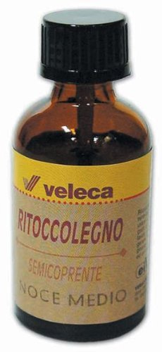 Ritocco Liquido per Legno 25 ml Veleca colore Noce Chiaro per ritocchi, graffi