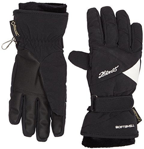 Ziener Damen Karla GTX(R)+Gore warm Lady Glove Skihandschuh, Black/White, 7