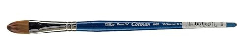 Winsor & Newton Cotman Pinceau Aquarelle Série 668 Usé Bombé Manche Court 13mm