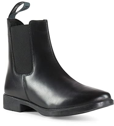 HORZE Bottines Jodhpur Signature, Enfant, Noir, 32