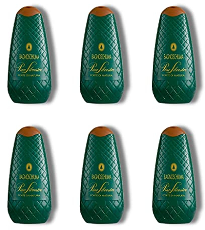 6 confezioni di “Pino Silvestre Forte di natura” da 750 ml, bagnoschiuma