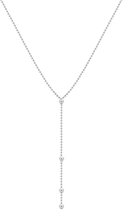 Elli Collier Femme Forme Y Simple - (925/1000) Argent