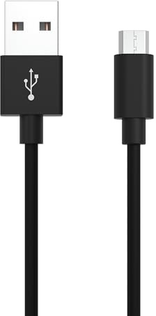ANSMANN Micro-USB Daten- und Ladekabel / Hochflexibles Kabel aus TPE-Kunststoff mit gespritzter Zug-Entlastung / Für Smartphones Tablets Spielekonsolen Kameras Powerbanks etc / 200 cm Länge