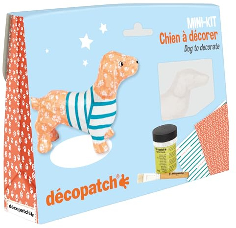 DÉCOPATCH KIT026C - Mini-kit créatif Animal - Teckel