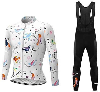UGLY FROG Completo Ciclismo Invernale Uomo MTB Maglia Bici Manica Lunga+Salopette Ciclista Gel per Squadra Professionale ZRML07