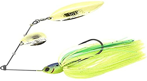 Berkley dex Spinnerbait Leurre Brochet et Perche - un Spinnerbait pour la Pêche du Carnassier en Eau Douce, Jig avec Palette Qui Renvoie de Fortes Vibrations, Blue Back Chatreuse, 14g