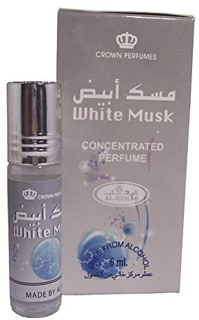 Al-Rehab White Musk Attar 6 ml Alcohol Free Long Lasting Perfume