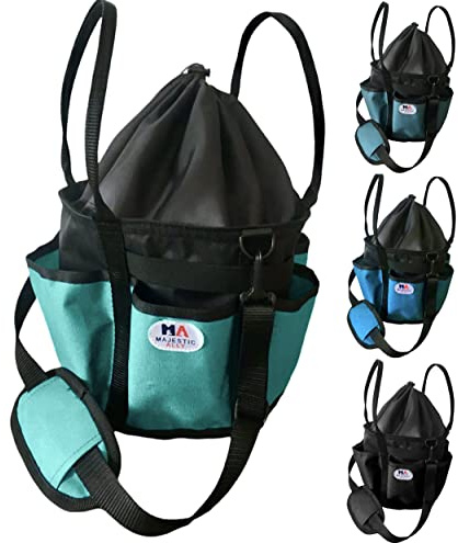 Majestic Ally horse Grooming Organizer Tote Bag (Turquoise)