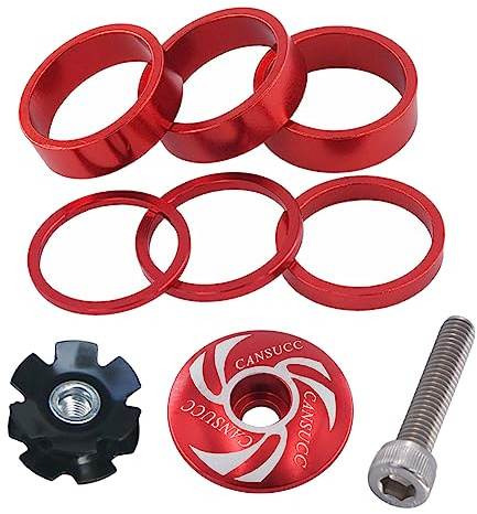 Saipor 9 Stück Fahrrad Lenker Spacer Set