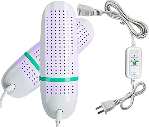 Sèche-chaussures électrique Chauffe-chaussures de ski Chaussettes Gant Désodorisant Chauffe-pieds portable rétractable avec minuterie UV Séchage du déodorant Empêche les odeurs et les bactéries,Basiq