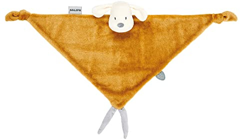 Nattou Maxi-Schnuffeltuch, Hund Charlie, Wegbegleiter ab der Geburt, 65 x 40 cm, Vegan, Flanell, Baumwolle/Polyester, Vanille