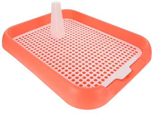 ULTECHNOVO Mesh Dog Toilet Puppy Potty Training Tray Indoor Dog Pee Pad Holder Anti-Slip Lightweight 17.7X14X2 Inches Easy Clean Litter Box