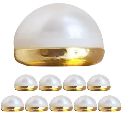 10 st brudslöja bröllop slöja vikter magnetiska dubbelsidiga konstgjorda pärlor slöja vikter dubbelsidiga falska pärlor slöja vikter, Vitt, 1.40X1.00X1.00CM