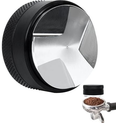 Distribuidor De Café De 58 Mm,Nivelador De Café Espresso Profundidad Ajustable Prensador De Cafe Accesorios Cafe Filtro De Café Para Preprensado, Accesorios Baristas Cafetera Doméstica (Negro)