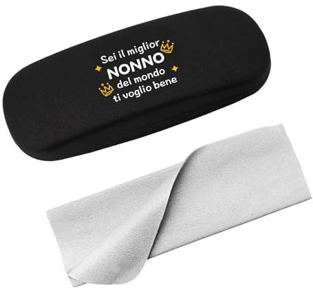TOPTIPTU Regalo Nonno Natale,Regalo Nonno Custodia Occhiali Rigida,Nonno Idee Regalo,Regalo Per Nonno,Nonni Idee Regalo,Regalo Nonno Natale,Regalo Per Nonno Natale,Festa Dei Nonni Idee Regalo