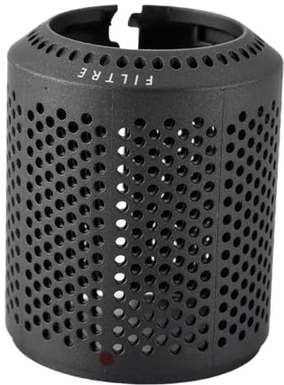 Hoite External Filter Cover for Supersonic Hair Dryer HD01 HD03 HD08 HD15 Dustproof Screen Mesh Partial Opening Design PA Material Grey​