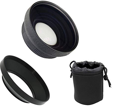 0.4X Super Wide Angle Lens with Macro Compatible with Ricoh GW-4 (Wider Alternative), Includes Lens Adapter